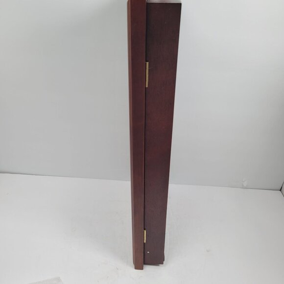 The Danbury Mint Border Collie Stained Glass Lighted Clock 4-Seasons Like New - Picture 10 of 12